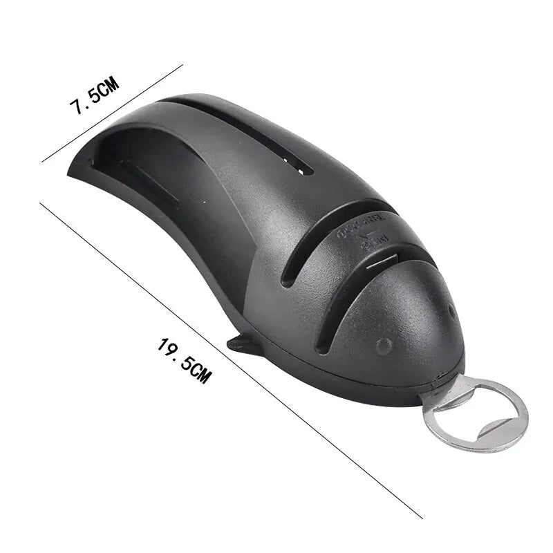 Manual 4 in 1 Knife Sharpener, 1 Count Manual Knife Sharpener, Professional Chef's Kitchen Knife Accessories, Kitchen Blade & Scissors
